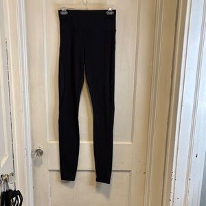 Athleta Black Aura Heel Tight High-Waisted Leggings Small